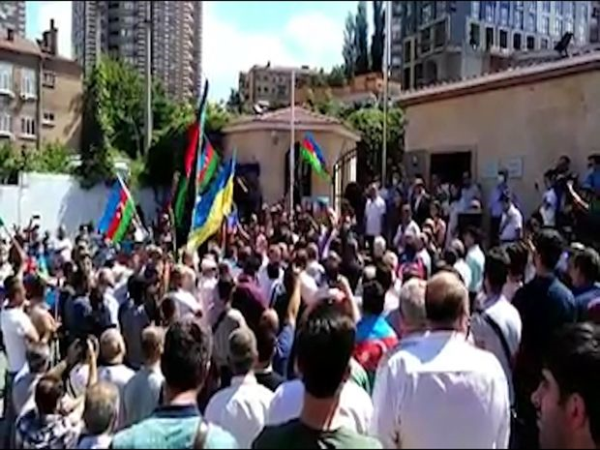 Ukraynada Azərbaycana dəstək aksiyası keçirildi